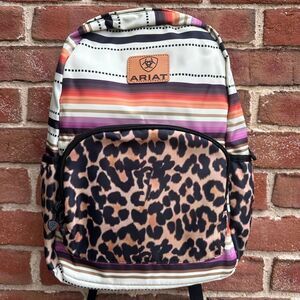 Ariat | Bags | Ariat Brown Tooled Leather Aztec Print  display picture 3